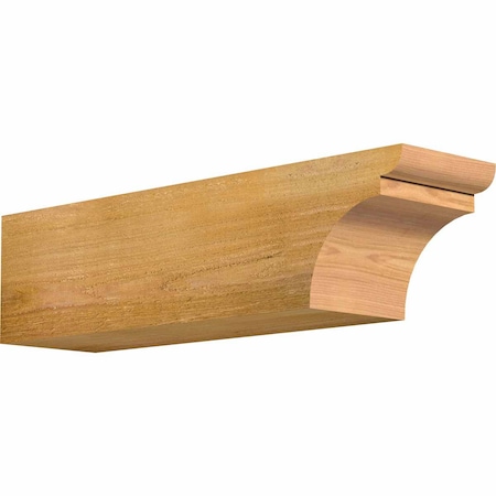 Yorktown Rough Sawn Rafter Tail, Western Red Cedar, 6W X 6H X 24L